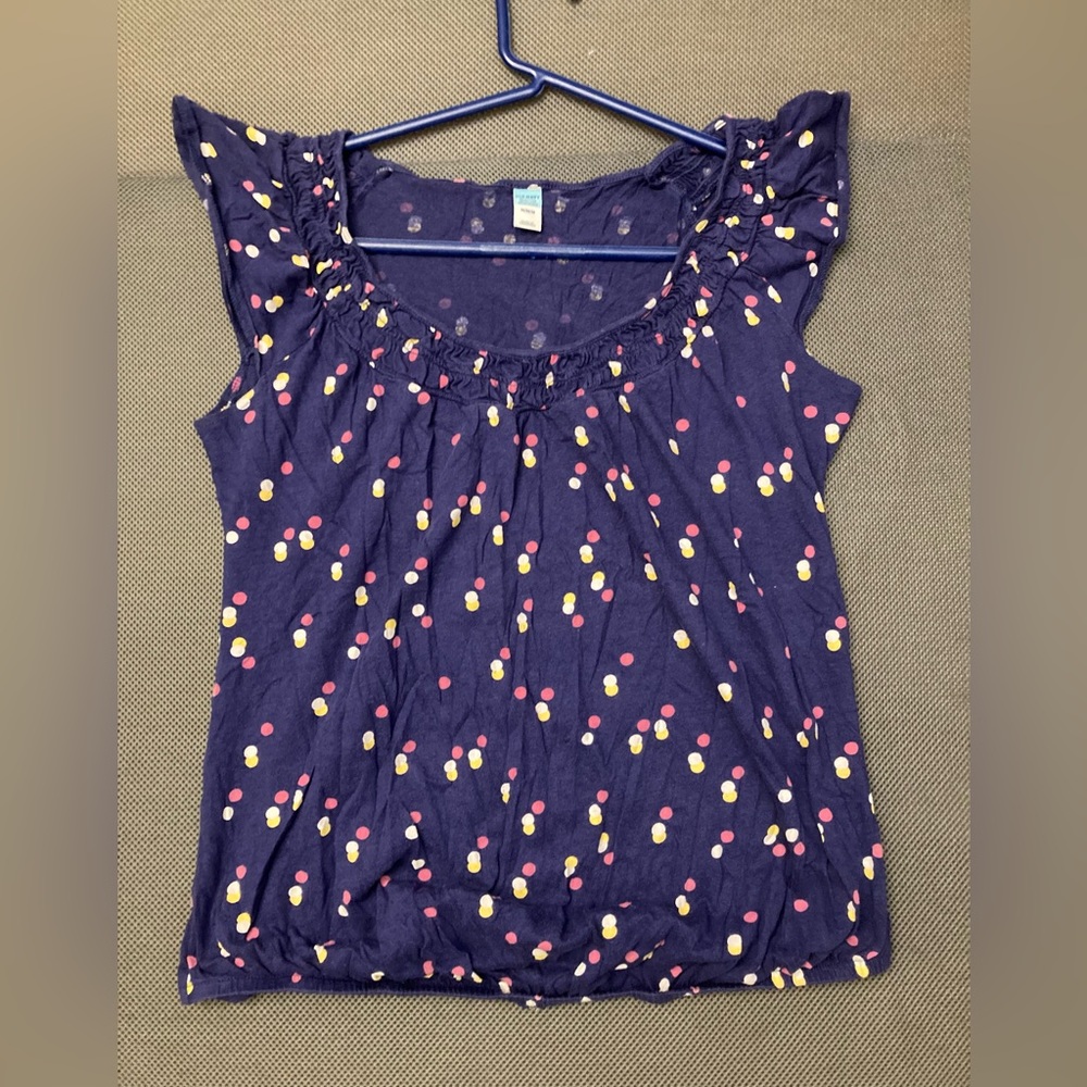 Old Navy polka dot maternity top